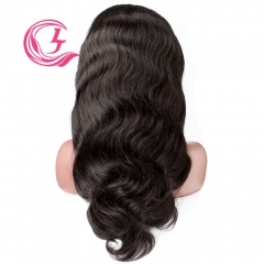 Body Wave Full Lace Wig  Virgin Hair 130% Density  Medium Brown Lace Wholesale